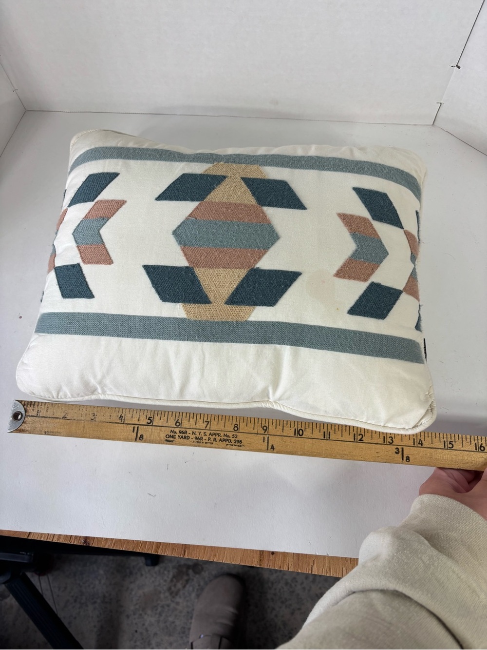 Pendleton Throw Pillow Tribal Aztec Boho Small 13x10